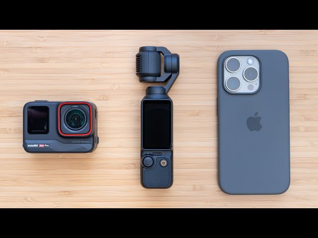 iPhone 15 Pro vs DJI Osmo Pocket 3 vs Insta360 Ace Pro