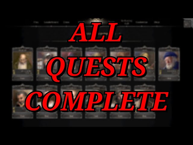 I Completed ALL QUESTS In Dark and Darker - Chapters 1-4 Questing Guide