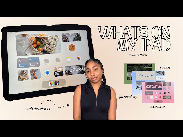 What's on my iPad Air 5th Gen + How I Use It | PRODUCTIVITY, Studying, Focus Modes, Aesthetic