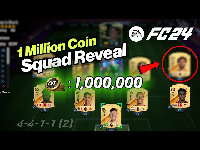 My 1 Million Coin Squad Reveal in EA FC 24