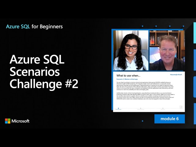 Azure SQL Scenarios Challenge #2 | Azure SQL for beginners (Ep. 58)