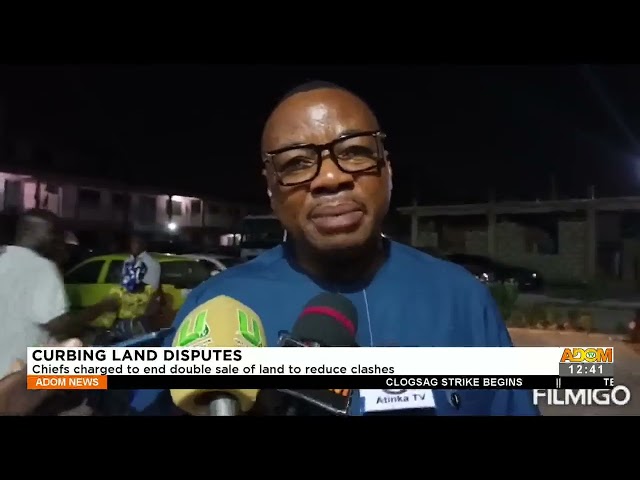 Curbing Land Disputes - Premtobre Kasee on Adom TV (21-4-22)