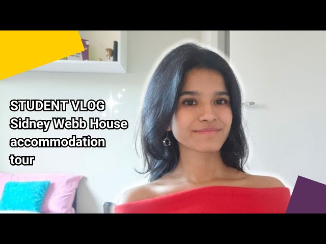 Come along to a tour of Sidney Webb House accommodation | Student Vlog