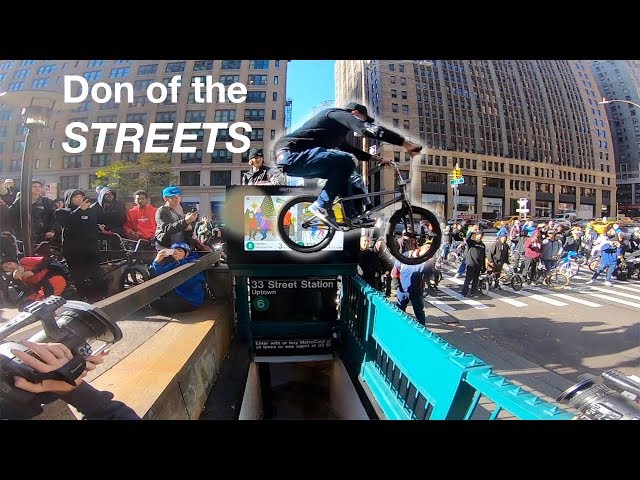 BMX Riders Take Over NYC! (Don of the Streets)