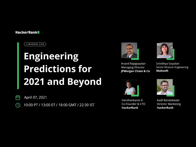 Engineering Predictions for 2021 and Beyond! 🎬