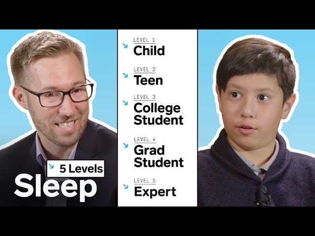 Scientist Explains Sleep in 5 Levels of Difficulty | WIRED