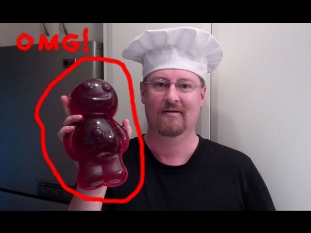 HOW TO MAKE A GIANT GUMMY JELLY BABY