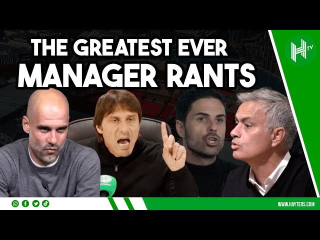 The GREATEST manager RANTS in Premier League HISTORY! 💥