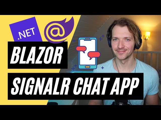 .NET 6 Blazor 🔥 Chat with SignalR using WebSockets