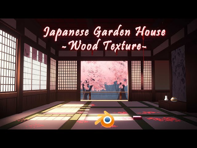 Making an Anime-Garden-House in Blender Part #2 - Wood Texture