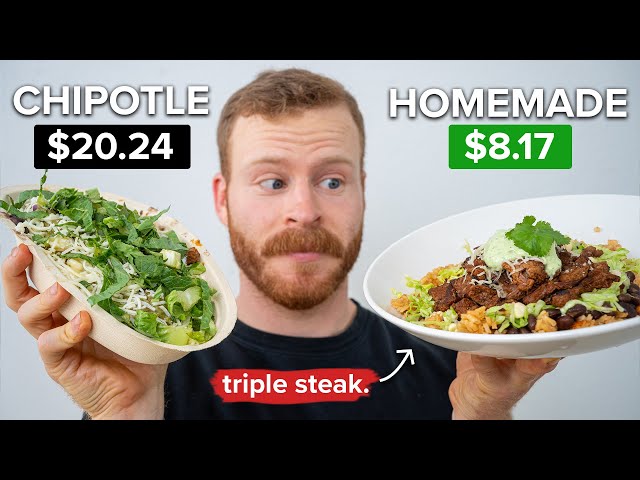 Can I make Chipotle’s Burrito Bowl cheaper, healthier, and better tasting?