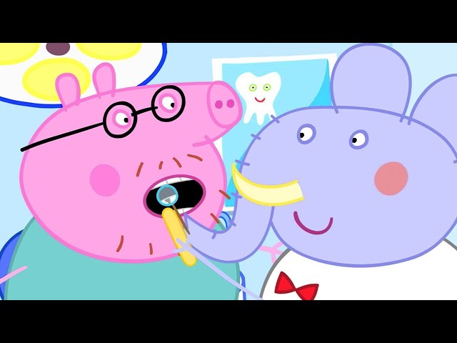 Peppa Pig Visits the Dentist | Peppa Pig Official | Family Kids Cartoon