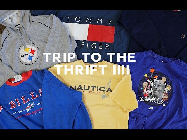 Trip to the Thrift #4 | Tommy Hilfiger, Nautica, Space Jam Jordan!