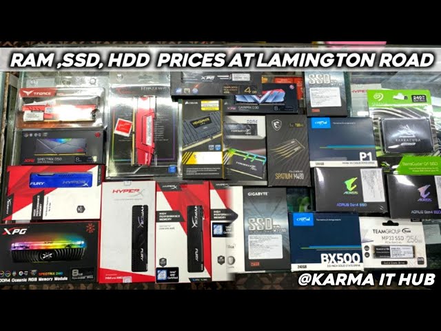 RAM , SSD , HDD Prices at Lamington Road Mumbai | Karma IT Hub