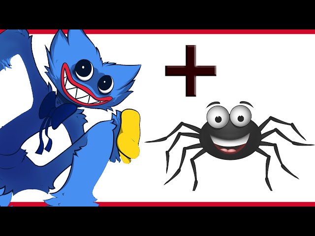 Huggy Wuggy + Spider + Box = ??? | Poppy Playtime Animation meme