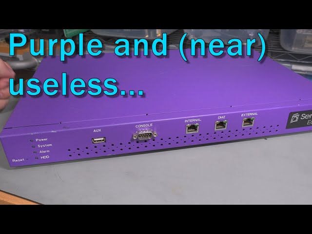 Quick 1U purple thing teardown... (ServeGate EdgeForce)