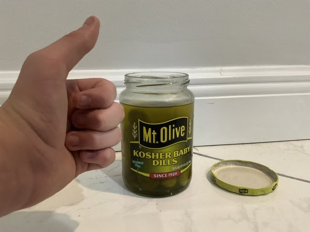 How to open a pickle jar.