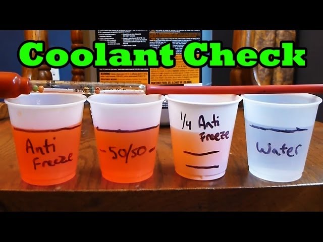 When will your coolant freeze? (How to check engine coolant freeze temp)