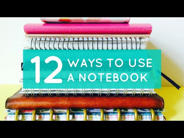12 Ways to Use an Empty Notebook