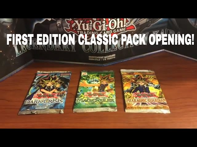 {Yu-Gi-Oh! TCG} CLASSIC Yu-Gi-Oh! Pack Opening! | First Edition Magic Ruler, Dark Crisis, PGD!!