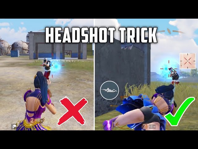 WHY YOUR HEADSHOT NOT CONNECTING ? 1 MINUTES TO IMPROVE HEADSHOT IN DROPSHOT • BGMI/PUBG MOBILE 🔥
