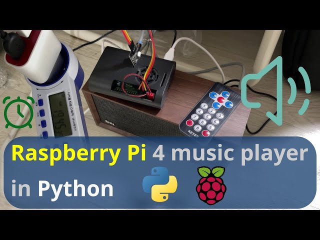 My new Raspberry Pi musical alarm clock!