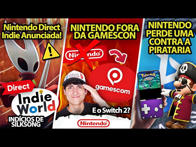 Nintendo Direct Indie Anunciada! - Indícios de Silksong | Nintendo perde uma contra a Pirataria