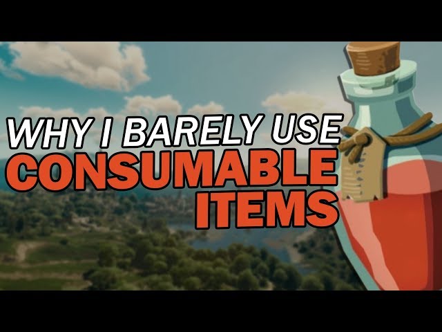 Consumable Items (and why I barely use them)