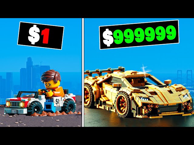 $1 to $1,000,000 Lego Car in GTA 5