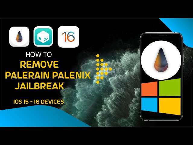 Completely Unjailbreak Palera1n Palen1x Windows Jailbreak iOS 15 - 16 | Remove Palera1n Jailbreak