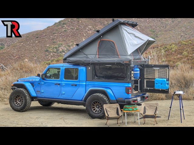 A Jeep Gladiator with a FIREPLACE, a TOILET and MORE - Overland Build