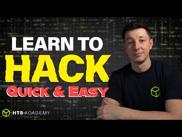 Learn to HACK Quickly and Easily | Hack The Box Academy