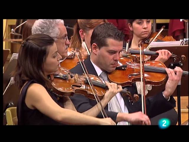 Pachelbel Canon en Re Mayor-RTVE (Adrian leaper) Orquesta sinfonica Navidad 2008