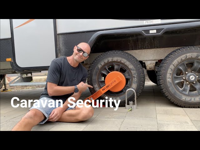 CARAVAN SECURITY: NEMESIS WHEEL LOCK, KOVIX HITCH LOCK & GPS TRACKER