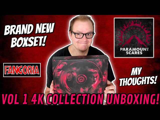 Paramount Scares Vol 1 Collection Unboxing! - My Reaction To The Titles And Presentation!