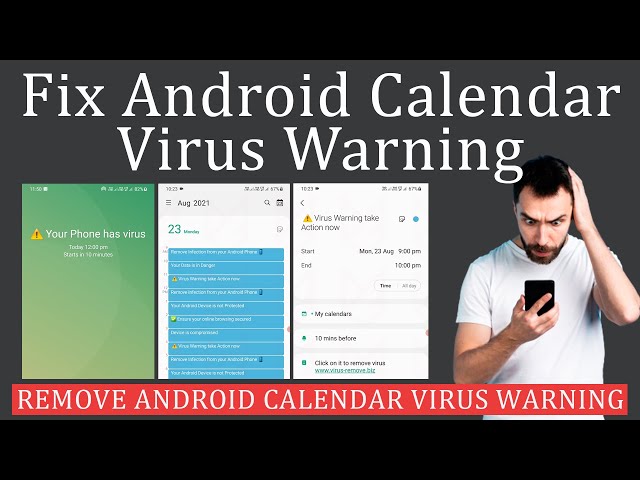 How to Fix Android Calendar Virus Warning Problem?