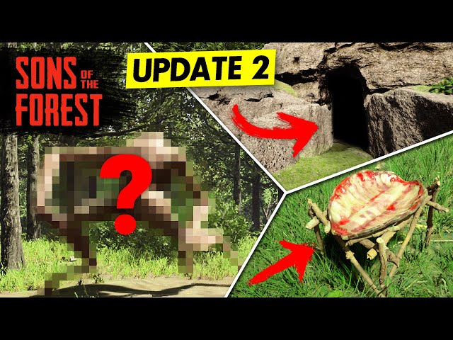 NEW UPDATE! Rain Collector, HUGE New Cave, Endgame Boss & MORE! Sons of the Forest Update 2