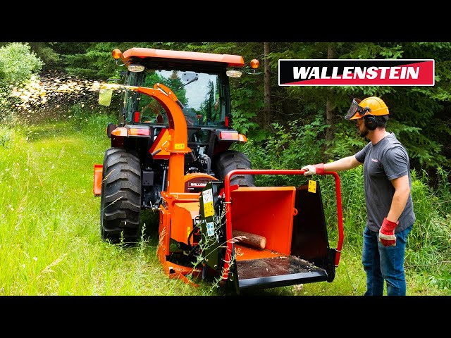 Experience the Power of the Wallenstein BX52R Wood Chipper