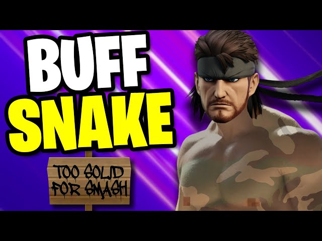Did they seriously BUFF SNAKE????