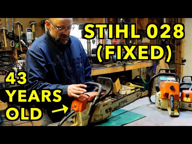 Fixing An Antique Chainsaw.  Stihl 028 Wood Boss.