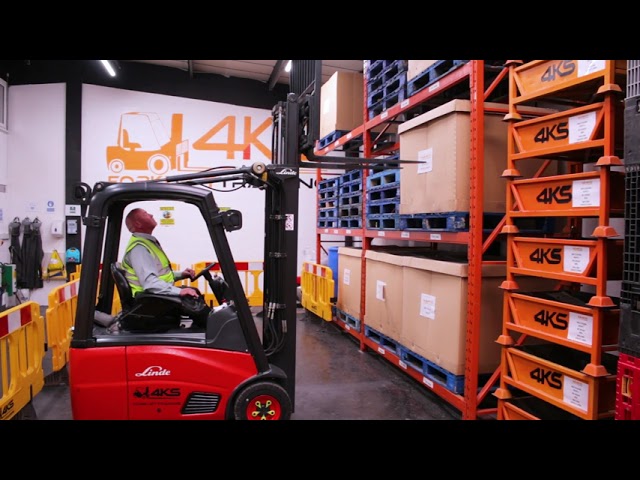 Counterbalance Forklift Training Video | How to De-stack at High Level | 4KS Forklift Training