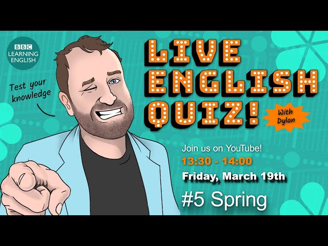 Live English Quiz #5 - Spring