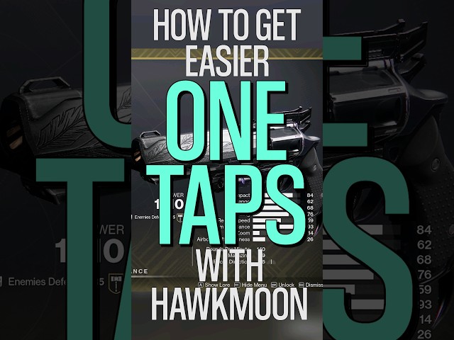 The Secret to EASY Hawkmoon 1-Taps...