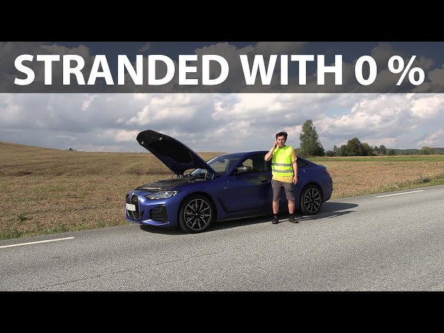 BMW i4 M50 driven until the battery died