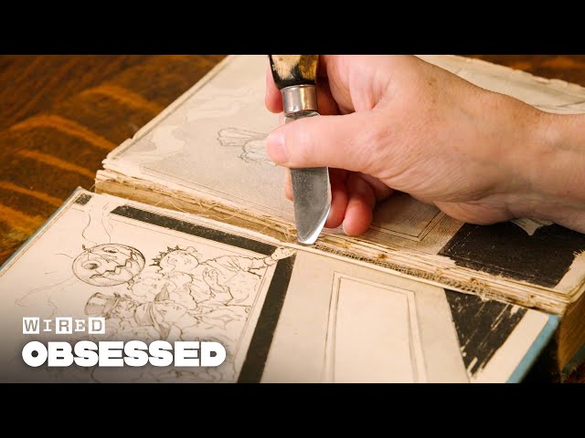 This Woman Deconstructs 100-Year-Old Books To Restore Them | Obsessed | WIRED
