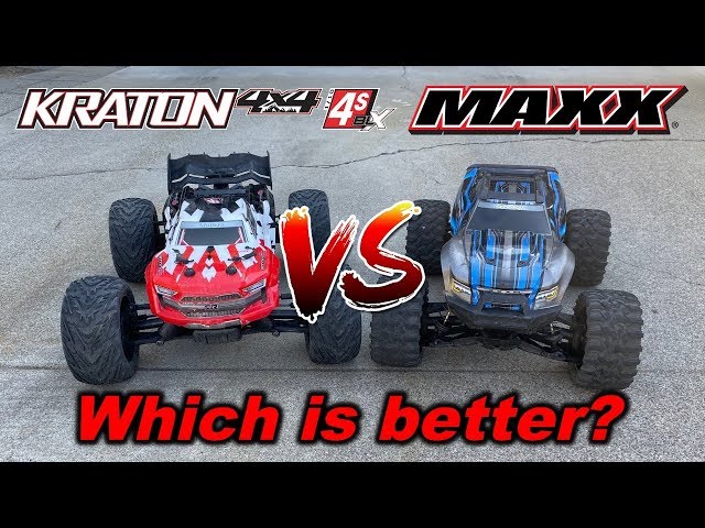 Arrma Kraton 4S vs. Traxxas Maxx comparison review!