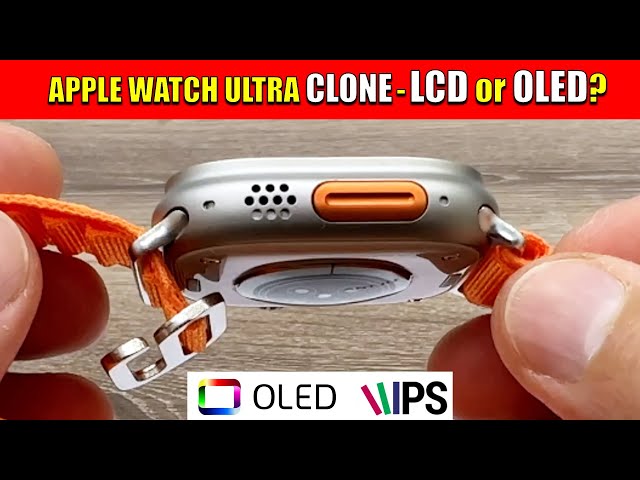 is MT78 ULTRA Smart Watch IPS or OLED Display?