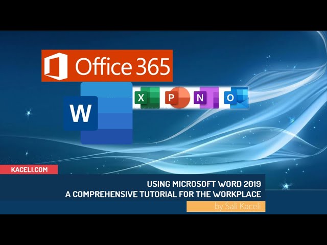 Word 2019 Tutorial - A Free 3 Hour Course for Employee Training on Office 365