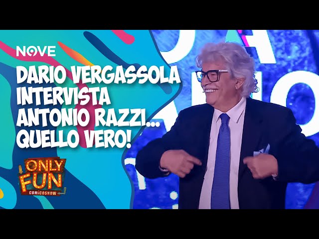 Dario Vergassola intervista Antonio Razzi... quello vero! | ONLY FUN