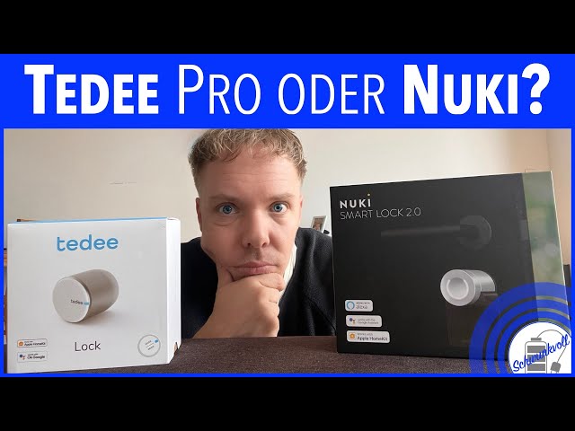 Tedee Pro besser als Nuki? - Installation und Inbetriebnahme des kleinen SmartLocks